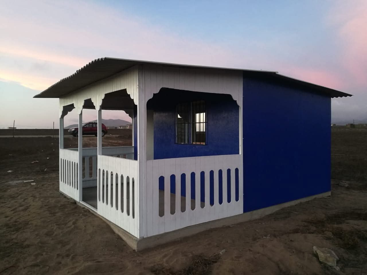 Casa con veranda